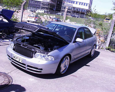 Audi A4 silber 01